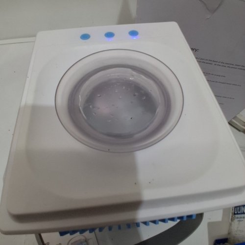 3-IN-1 PORTABLE AIR CONDITIONER FAN, USB RECHARGEABLE, 3 SPEEDS ADJUSTABLE DESK COOLING FAN - WHITE image 4