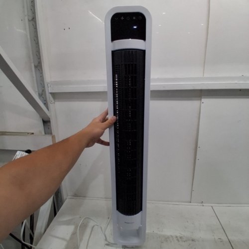 OMNIBREEZE PREMIUM 38" OSCILLATING TOWER FAN WITH WIFI CONTROL, 5-SPEEDS & REMOTE - WHITE/BLACK (MODEL: 5333021/DC2313R-G) image 3
