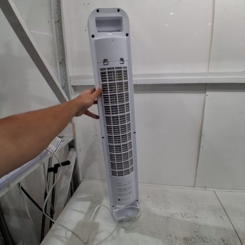 OMNIBREEZE PREMIUM 38" OSCILLATING TOWER FAN WITH WIFI CONTROL, 5-SPEEDS & REMOTE - WHITE/BLACK (MODEL: 5333021/DC2313R-G) image 4