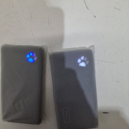2PK INIU POWERPAW SLIM POWER BANK WITH FLASHLIGHT - 10000MAH - BLACK/NAVY BLUE (MODEL: ‎BI-B41) image 2