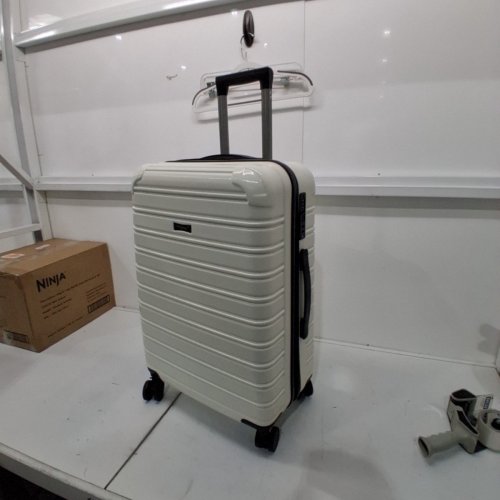 FEYBAUL HARDSHELL CARRY ON LUGGAGE WITH SPINNER WHEELS - 28" - OFF WHITE image 2
