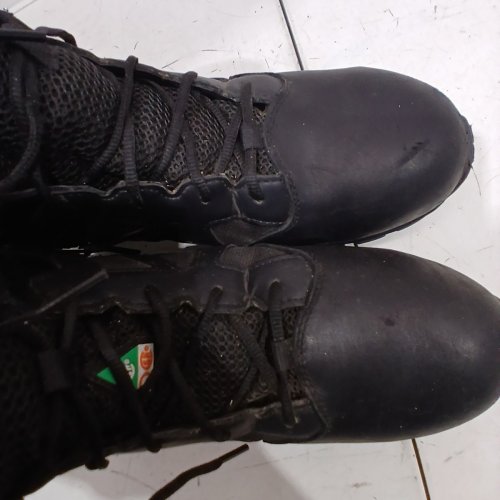 MEN'S REEBOX SUBLITE CUSHION TACTICAL 6" BOOT WITH SIDE ZIPPER - 10.5 WIDE - BLACK image 3