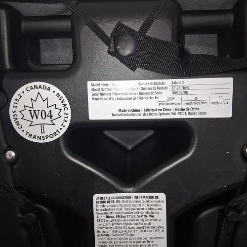 2PK DIONO SOLANA NO LATCH BACKLESS BOOSTER CAR SEAT SET WITH CUPHOLDERS AND REMOVABLE WASHABLE COVERS - FOR KIDS 40-120LBS - BLACK (MODEL: 32123-NA-01) image 2