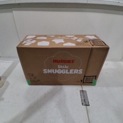 198PK HUGGIES LITTLE SNUGGLERS BABY DIAPERS, SIZE 1 (UP TO 14 LB.) image 3