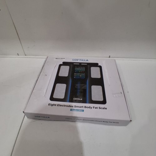 LOFTILLA SMART SCALE WITH 50+ BODY COMPOSITION METRICS - LED DISPLAY - 400LBS CAP - BLACK (MODEL: CS10J) image 4