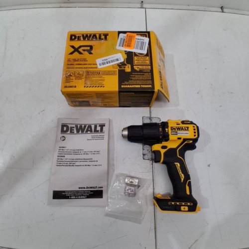 DEWALT 20V MAX BRUSHLESS 1/2" COMPACT HAMMER DRILL DRIVER *TOOL ONLY* - YELLOW (MODEL : DCD798) image 4