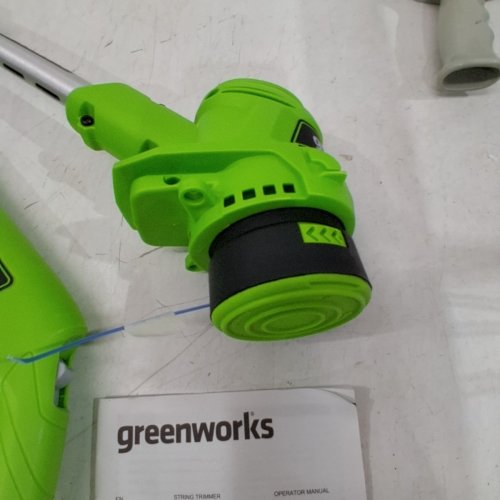 GREENWORKS STRING TRIMMER - 24V - 12" - TOOL ONLY (MODEL: STBL24B) image 3