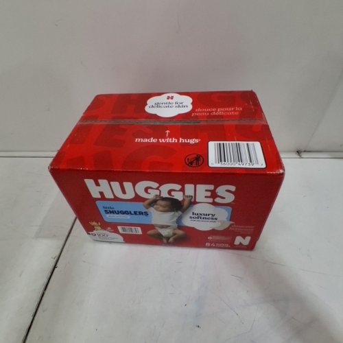 84PK HUGGIES LITTLE SNUGGLERS LUXURY SOFTNESS DIAPERS - SIZE NEWBORN (UP TO 10LBS) - DISNEY WINNIE THE POOH image 2