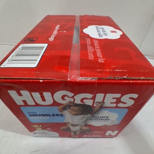 84PK HUGGIES LITTLE SNUGGLERS LUXURY SOFTNESS DIAPERS - SIZE NEWBORN (UP TO 10LBS) - DISNEY WINNIE THE POOH image 3