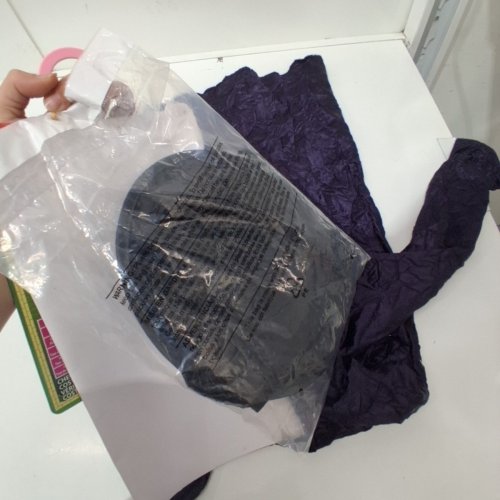3PC GIRLS DISGUISE WICKED ELPHABA DELUXE COSTUME - SMALL 4/6 - PURPLE image 3