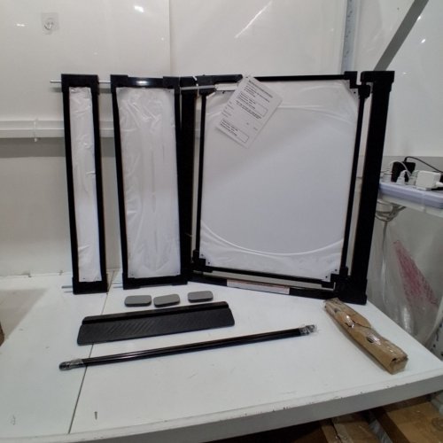 FORENG CLEAR ACRYLIC WINDOW BABY GATE - 29.5" - 47.2" - CLEAR image 2