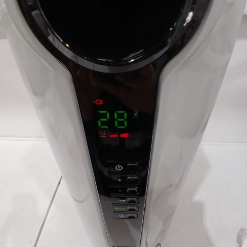 DELONGHI ADJUSTABLE THERMOSTAT OIL-FILLED RADIATOR SPACE HEATER WITH 3 HEAT SETTINGS - 120V - LIGHT GREY (MODEL: TRRS0715ECA) image 2