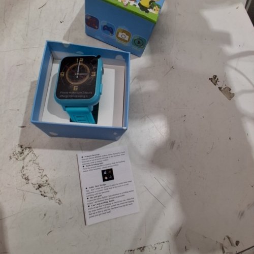 KIDS 4G GPS SMART WATCH - PHONE CALL AND TEXT, REAL-TIME TRACKING, SOS EMERGENCY ALARM, PEDOMETER, CAMERA, WATERPROOF - BLUE image 3