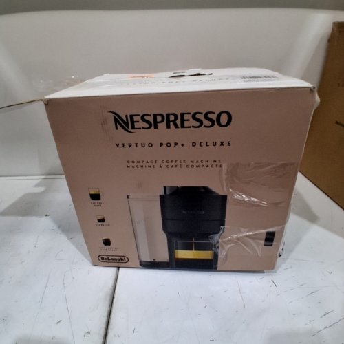 NESPRESSO VERTUO POP+ DELUXE BY DELONGHI SINGLE SERVE COFFEE & ESPRESSO MACHINE - LIQUORICE BLACK (MODEL: ENV95BMC) image 8