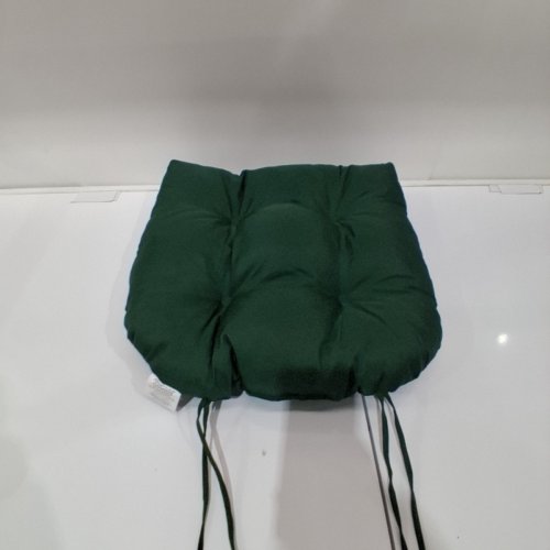 BLAZING NEEDLES SOLID TWILL U-SHAPED TUFTED CHAIR CUSHION - 16" - FOREST GREEN (MODEL: 916X16US-T-2CH-TW) image 2