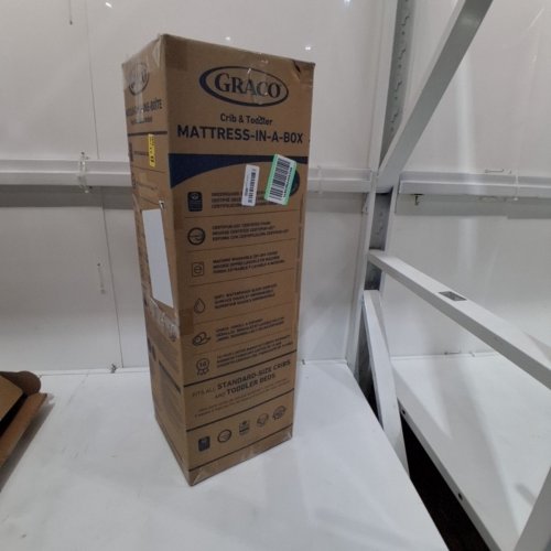 GRACO PREMIUM FOAM MATTRESS-IN-A-BOX, CRIB & TODDLER - FITS ALL STANDARAD SIZED CRIBS - WHITE image 4