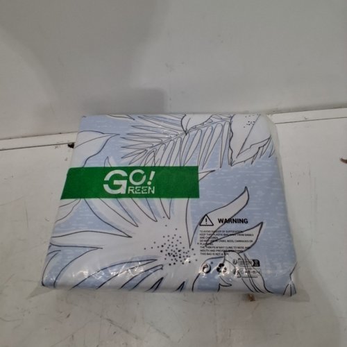 3PC GOGREEN DUVET COVER AND PILLOWCASES - KING - BLUE LEAVES image 2