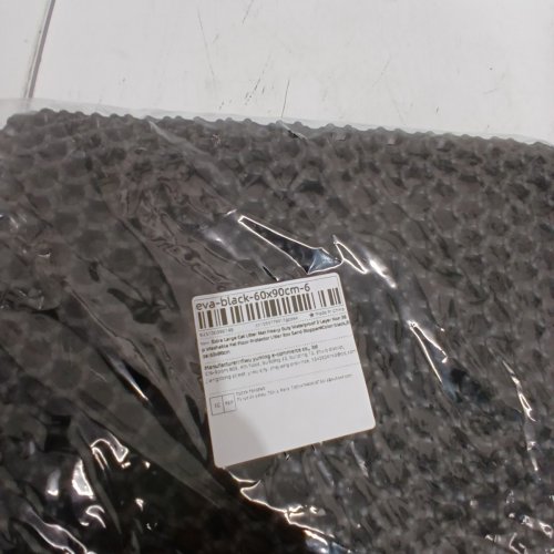 ZUHUCPTS CAT LITTER MAT TRAPPER - HONEYCOMB DOUBLE LAYER LITTER CATCHING RUG FOR CAT LITTER BOX - 35" X 24" - BLACK image 3