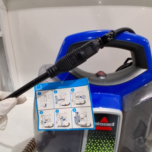 BISSELL SPOTCLEAN PROHEAT PREMIER CARPET/UPHOLSTERY CLEANER - GREEN/GREY (MODEL: 2694B) image 2