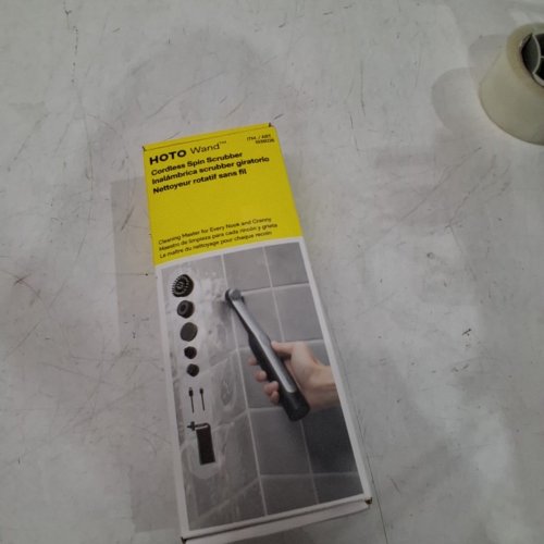 HOTO WAND ELECTRIC SPIN SCRUBBER, RECHARGEABLE GROUT CLEANER SCRUB BRUSH WITH REPLACEABLE HEADS image 4