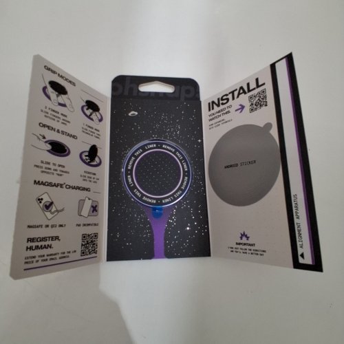 OHSNAP! SNAP 4 LUXE EXPANDING MAGSAFE PHONE GRIP AND STAND - CRUSHED ORCHID image 2
