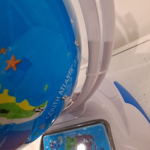 PLAYSHIFU ORBOOT EARTH EXPLORER - ADVANCED VERSION WITH MAGIC STYLUS, ZAP-ON PANELS & LIGHT-UP CONSTELLATIONS - STEM TOY GIFT - 10" GLOBE - SILVER, GREEN AND BLUE - (MODEL: SHIFU072) image 3