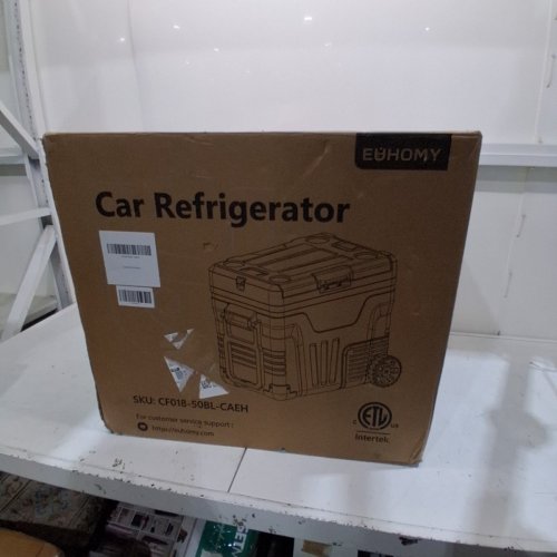 EUHOMY ELECTRIC COOLER CAR REFRIGERATOR - 12V - 53QT - BLACK - (MODEL: CF018-50BL-CAEH) image 2