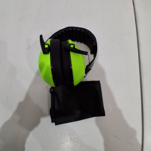 CHILDREN'S MUFFY EAR MUFF SAFETY PROTECTION - 21DB - GREEN/BLACK image 2