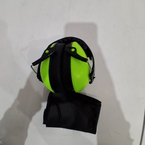 CHILDREN'S MUFFY EAR MUFF SAFETY PROTECTION - 21DB - GREEN/BLACK image 4