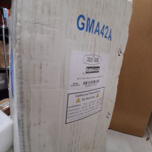 COLD CASE PERFORMANCE ALUMINUM RADIATOR- 34" X 18" (MODEL: GMA42A) image 2