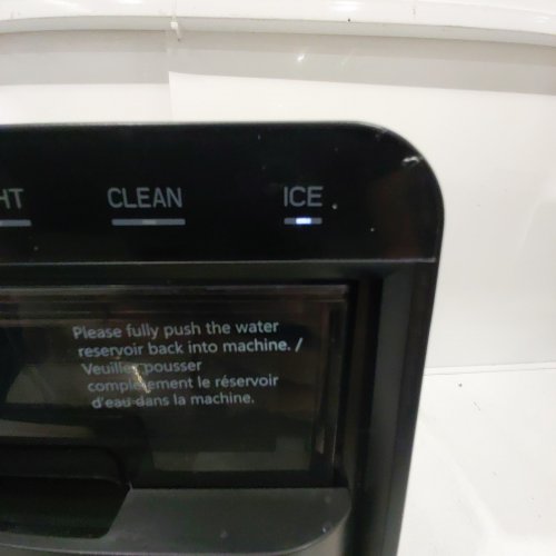 EUHOMY SELF-CLEANING COUNTERTOP NUGGET ICE MAKER - 40LBS/24H - BLACK (MODEL: IM017-NBL-CAEH) image 2