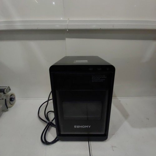 EUHOMY SELF-CLEANING COUNTERTOP NUGGET ICE MAKER - 40LBS/24H - BLACK (MODEL: IM017-NBL-CAEH) image 3