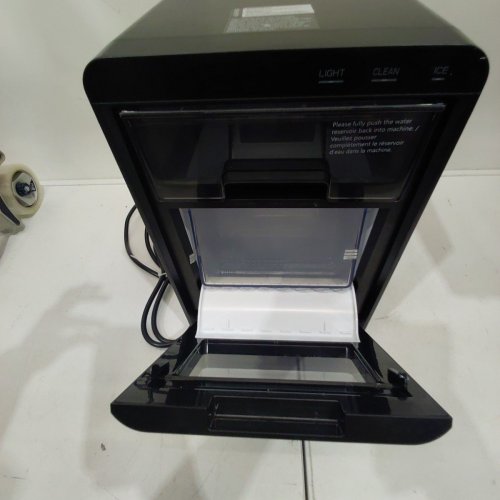 EUHOMY SELF-CLEANING COUNTERTOP NUGGET ICE MAKER - 40LBS/24H - BLACK (MODEL: IM017-NBL-CAEH) image 4
