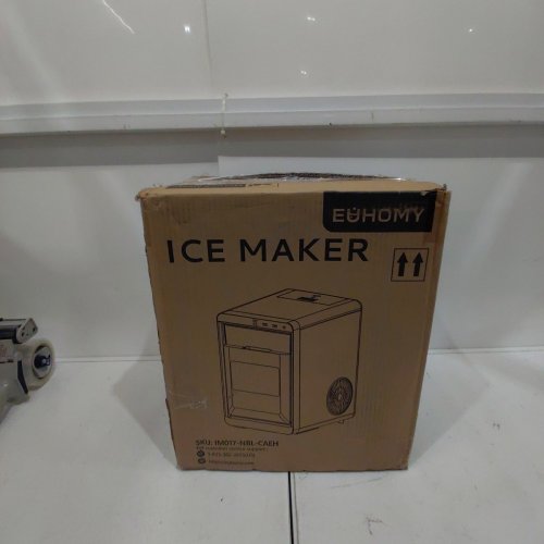 EUHOMY SELF-CLEANING COUNTERTOP NUGGET ICE MAKER - 40LBS/24H - BLACK (MODEL: IM017-NBL-CAEH) image 6
