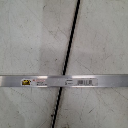 MD BUILDING PRODUCTS ALUMINUM FLAT BARS - MILL FINISH - 3/4" X 1/8" X 48"- SILVER image 3