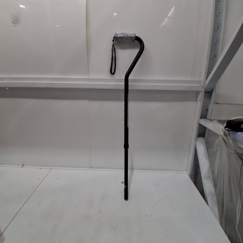 BIOSLIVING OFFSET CANE WITH RETRACTABLE ICE PICK - BLACK image 3