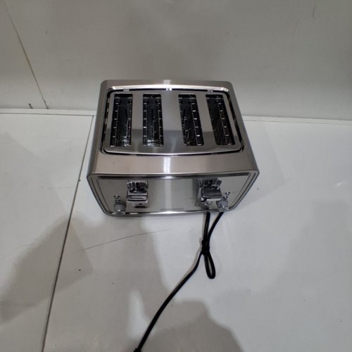 BLACK+DECKER 4 SLICE TOASTER - EXTRA WIDE SLOTS FOR BAGELS AND ARTISAN BREADS - STAINLESS STEEL- (MODEL:TR4900SSD) image 3
