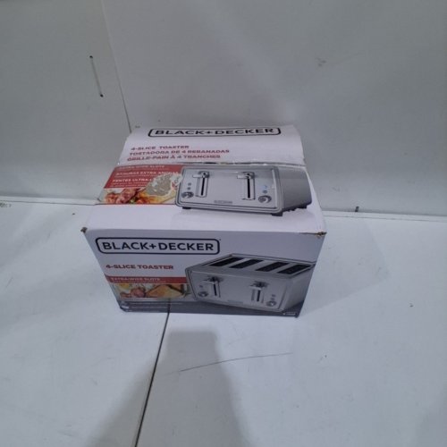 BLACK+DECKER 4 SLICE TOASTER - EXTRA WIDE SLOTS FOR BAGELS AND ARTISAN BREADS - STAINLESS STEEL- (MODEL:TR4900SSD) image 5