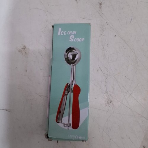 TRIGGER RELEASE ICE CREAM SCOOP - 1" SCOOP - SILVER / BLACK image 4
