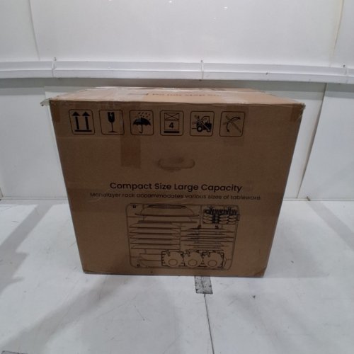AIRMSEN PORTABLE COUNTERTOP MINI DISHWASHER WITH 5L BUILT-IN WATER TANK - 9 PROGRAMS, 14.6"X 17.8"X 20.1", SELF-CLEANING WASHING, 24H DELAY START AND ENERGY-SAVING - WHITE (MODEL: ZMW-DUHC01) image 8