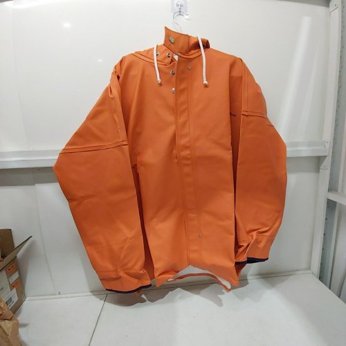 GRUNDÉNS 44 PARKA JACKET WITH NEOPRENE CUFFS ORANGE - XXL - ORANGE image 2