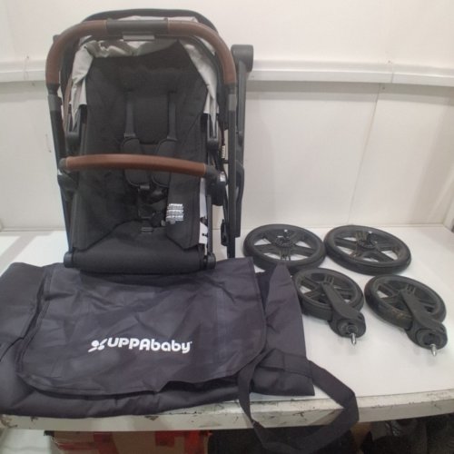 UPPABABY VISTA V3 CONVERTABLE STROLLER - 50LBS CAP - BROWN (MODEL: 0303-VSO-NA-OWN) image 2