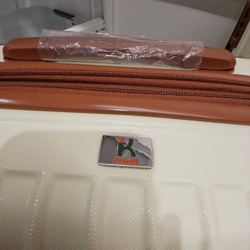 3PC KUNAL HARD SHELL LUGGAGE SET - 20"/24"/28" - BEIGE image 4