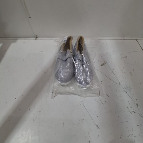 WOMEN'S HAIMAO ORTHOPEDIC RHINESTONE SNEAKERS - SIZE 6 - GRAY image 6