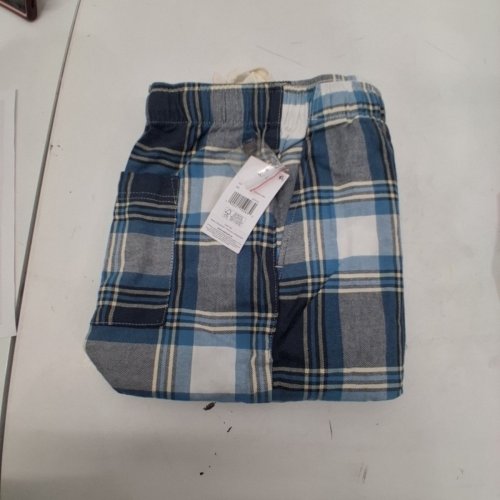 ADULTS GEORGE. PLAID LOUNGE PANTS - EXTRA LARGE - BLUE, GRAY, AND WHITE (STYLE: C254127) image 2