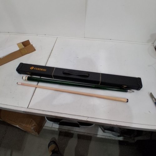ASKA WRAPLESS POOL CUE STICK - 19OZ/58" - GREEN/BROWN (MODEL: L3FAM) image 3