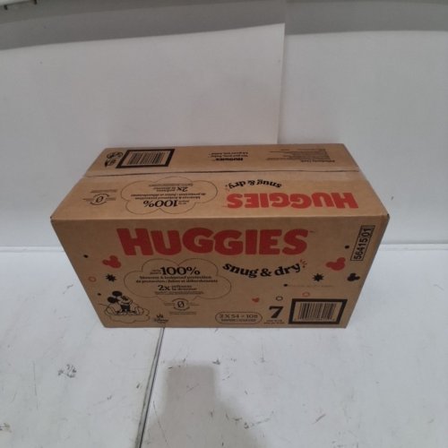 108PK HUGGIES SNUG & DRY DISPOSABLE BABY DIAPERS - SIZE 7 (41+ LBS) - DISNEY MICKEY MOUSE image 2