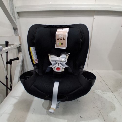 CYBEX GOLD CALLISTO G 360 ROTATING ALL-IN-ONE CONVERTIBLE CAR SEAT WITH SAFETY ASSURE PROTECTION SYSTEM - 120LBS MAX - MOON BLACK (MODEL: 524000600) image 3