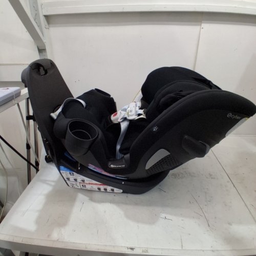 CYBEX GOLD CALLISTO G 360 ROTATING ALL-IN-ONE CONVERTIBLE CAR SEAT WITH SAFETY ASSURE PROTECTION SYSTEM - 120LBS MAX - MOON BLACK (MODEL: 524000600) image 7