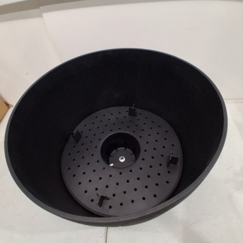 TIERRA VERDE BARREL PLANTER - 20" X 20" X 15" - BLACK (MODEL: MT5100767CM) image 3